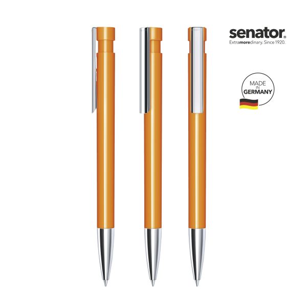 SENATOR Kugelschreiber LIBERTY Polished MTT MC 2917 Pantone 151 Orange