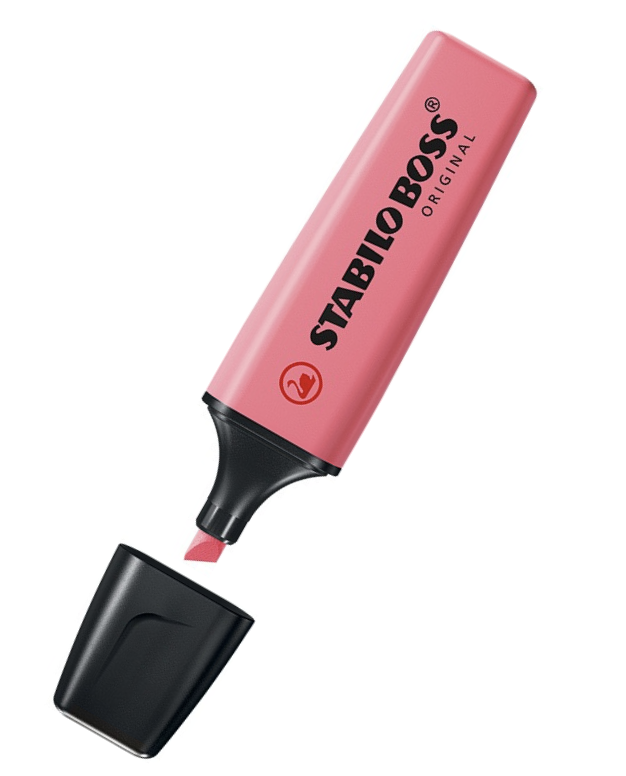 STABILO BOSS ORIGINAL Textmarker Pastel kirschblütenrosa