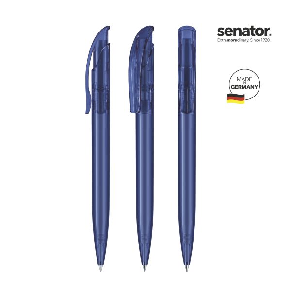 SENATOR Kugelschreiber CHALLENGER Clear 2192 Pantone 2757 Blau