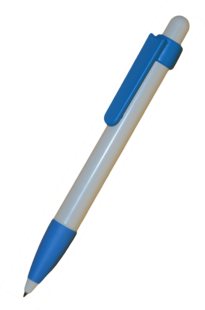 RITTER-PEN Kugelschreiber Soft Booster 02773- weiß-hellblau