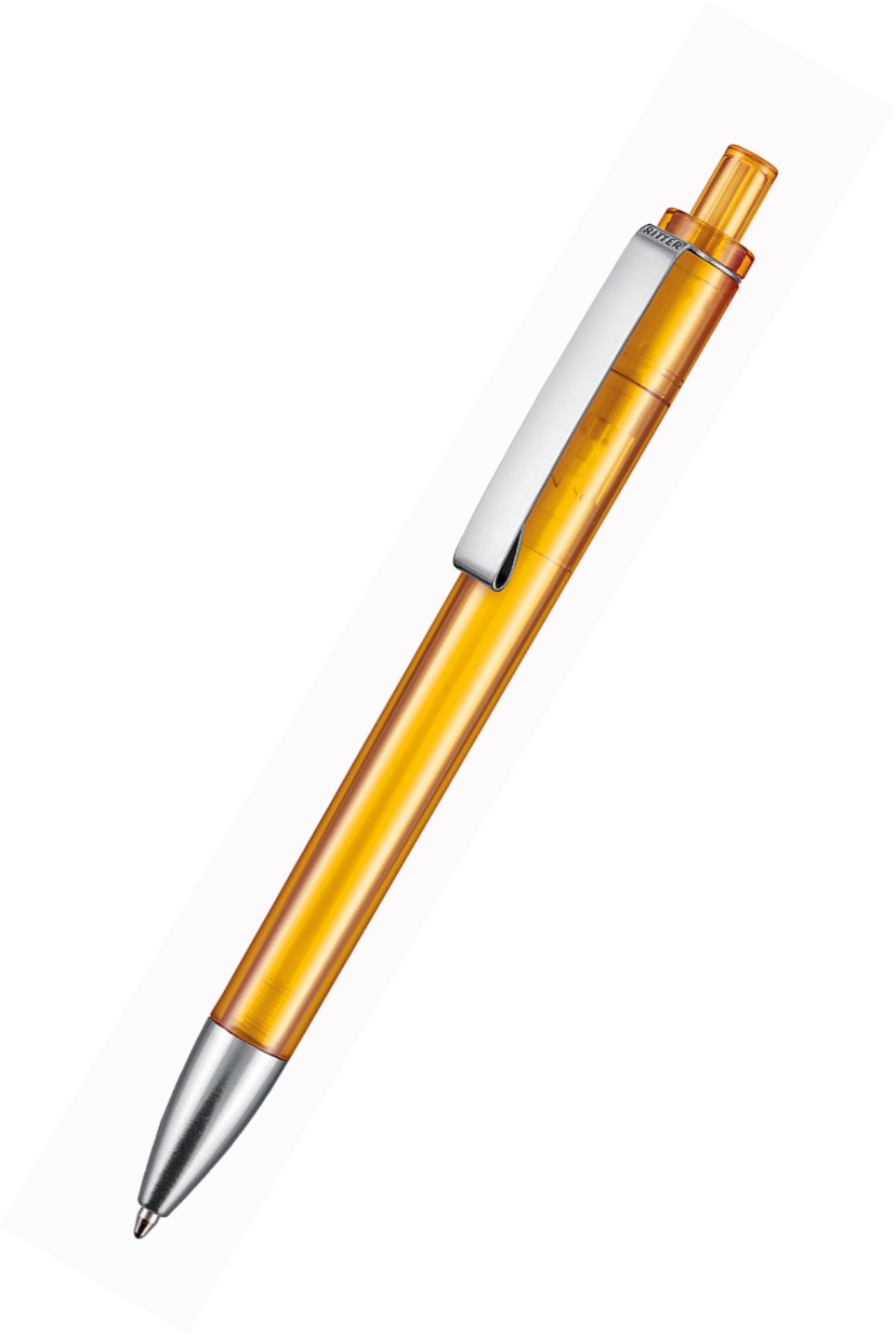 Ritter Pen Kugelschreiber Exos Transparent 17600 Mango-Gelb 3505