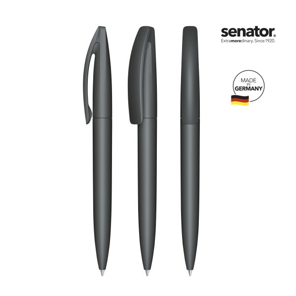SENATOR Kugelschreiber BRIDGE Softtouch 3257 Pantone 445 Grau