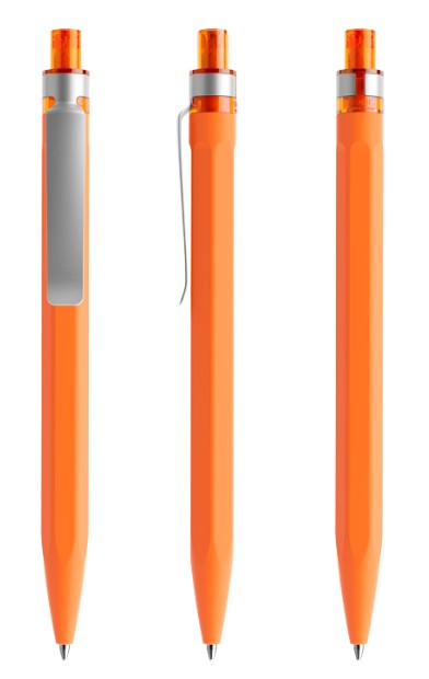 QS50 prodir Kugelschreiber PRS Metall-Clip R10 orange