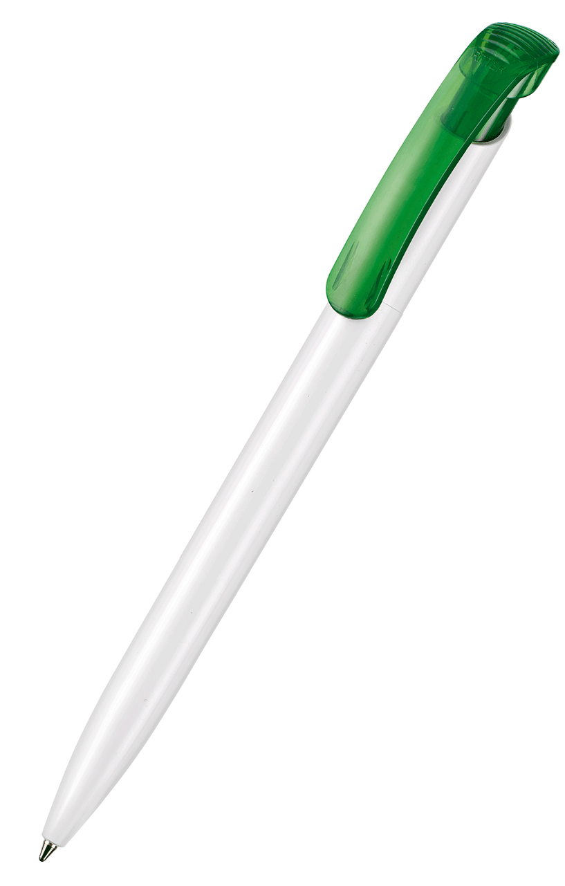 Ritter Pen Kugelschreiber Clear ST 42023 weiss + limonen-grün 4031