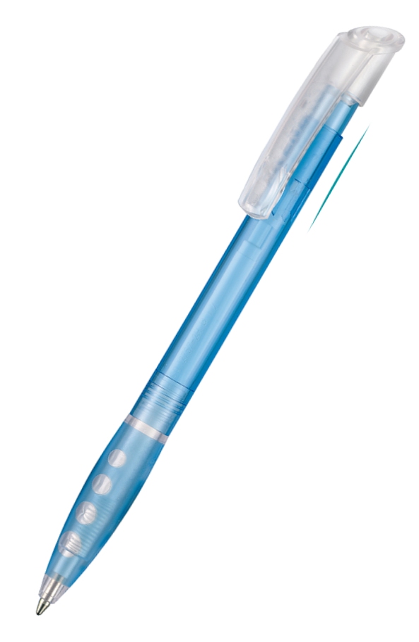 Ritter Pen Kugelschreiber Bubble Transparent 14400 Eis-Blau 4378