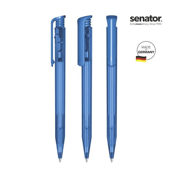 SENATOR Kugelschreiber SUPER HIT Clear 2756 Pantone 2935 Blau
