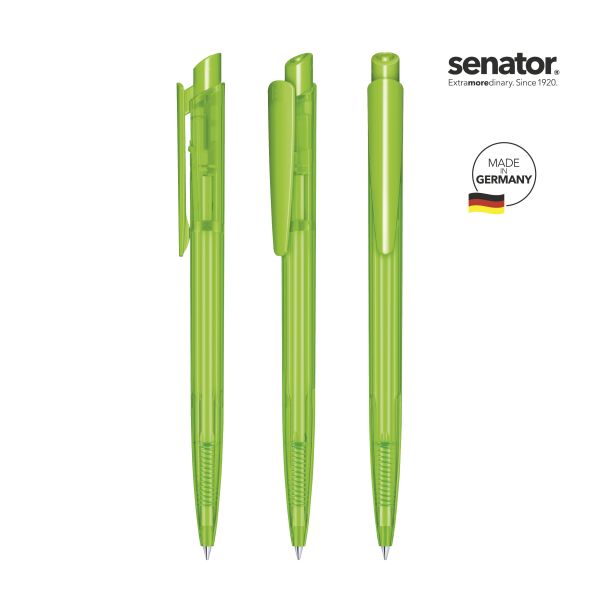 SENATOR Kugelschreiber DART Clear 2602 Pantone 376 Grün