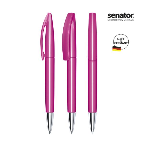 SENATOR Kugelschreiber BRIDGE Polished MT 3252 Rhodamine Red