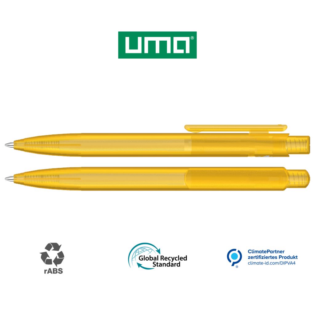 UMA Kugelschreiber STAGE frozen RECY 0-0550 ocker
