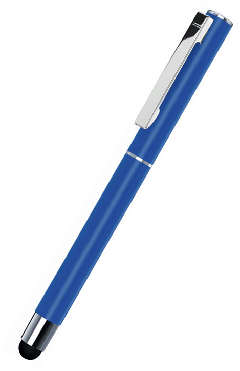 UMA Metall-Rollerball Touchpen STRAIGHT SI R TOUCH 0-9452 SI R TO Mittelblau