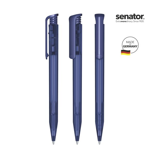 SENATOR Kugelschreiber SUPER HIT Clear 2756 Pantone 2757 Blau