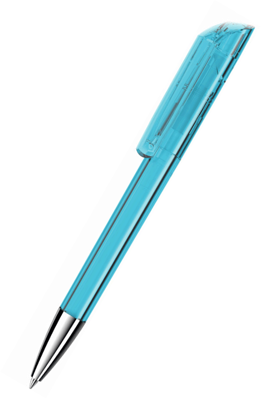 UMA Kugelschreiber VANE transparent SI 0-0185 Cyan