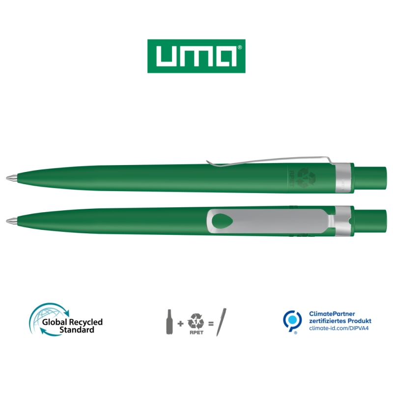 UMA Kugelschreiber RECYCLED PET PEN CORE F 0-2350 dunkelgrün