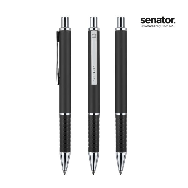 SENATOR Metallkugelschreiber STAR TEC ALU 2511 Schwarz