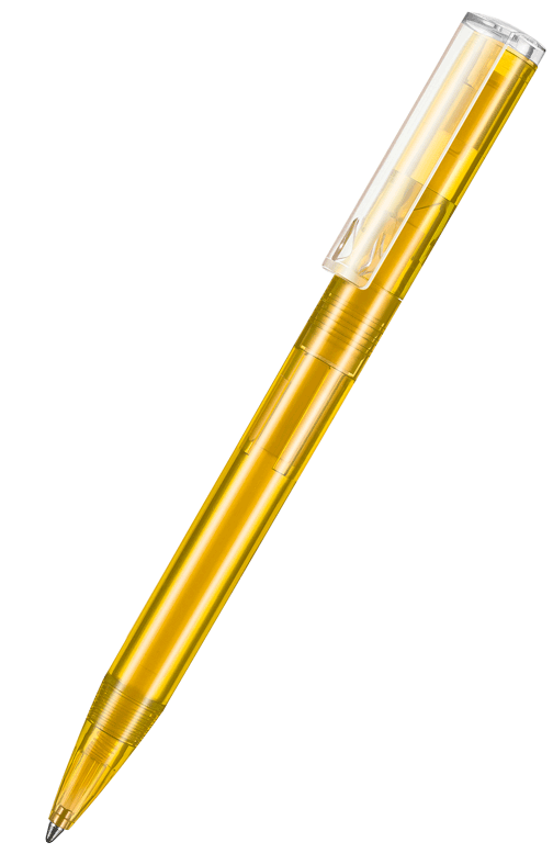 Ritter Pen Kugelschreiber Lift Transparent P 13810 Mango-Gelb 3505