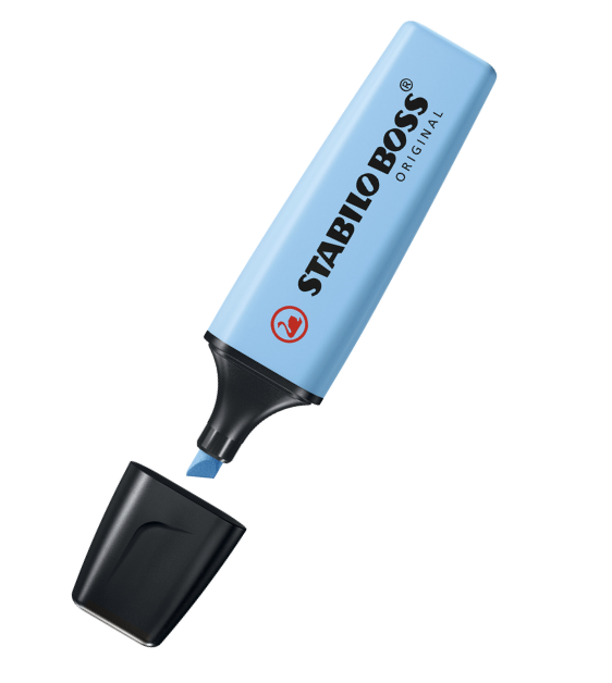 STABILO BOSS ORIGINAL Textmarker blau