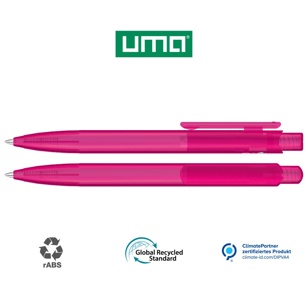 UMA Kugelschreiber STAGE frozen RECY 0-0550 magenta