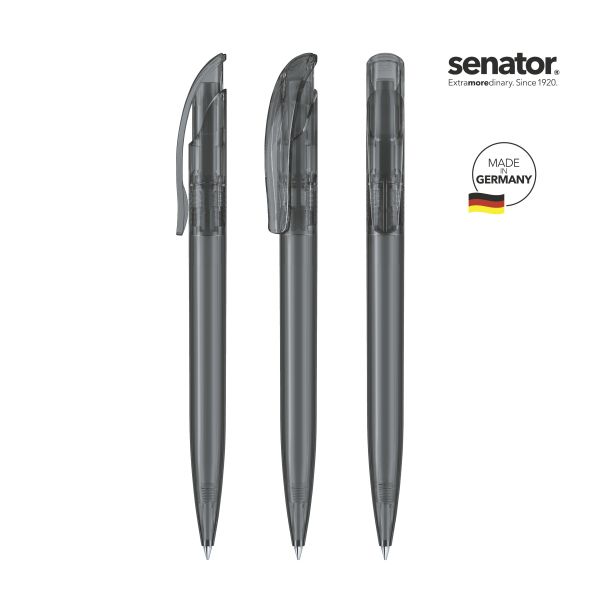 SENATOR Kugelschreiber CHALLENGER Clear 2192 Pantone 445 Grau