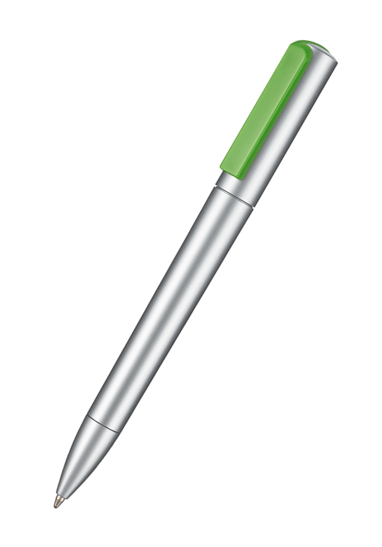 Ritter Pen Kugelschreiber Split Silver 30126 Apfel-Grün 4076