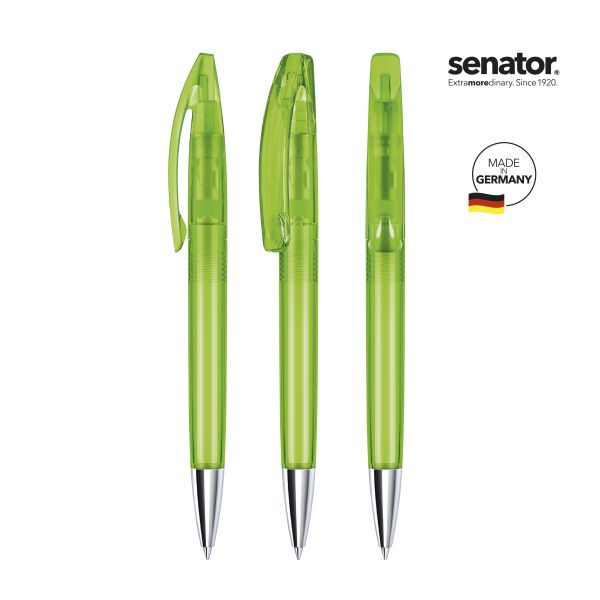 SENATOR Kugelschreiber BRIDGE Clear MT Pantone 376 Hellgrün