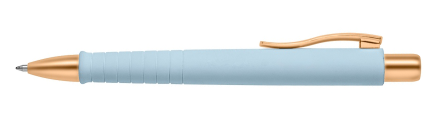 FABER-CASTELL Kugelschreiber Poly Ball Urban Sky Blue inkl. Lasergravur auf dem Clip