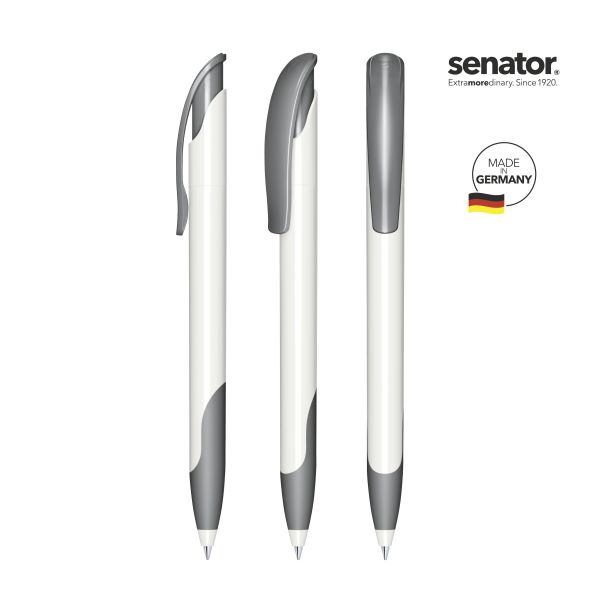 2958_Challenger_polished_basic_SG_CoolGray9_5_P_SENATOR_Kugelschreiber SENATOR Kugelschreiber CHALLENGER Polished Basic SG 2958 Cool Gray 9