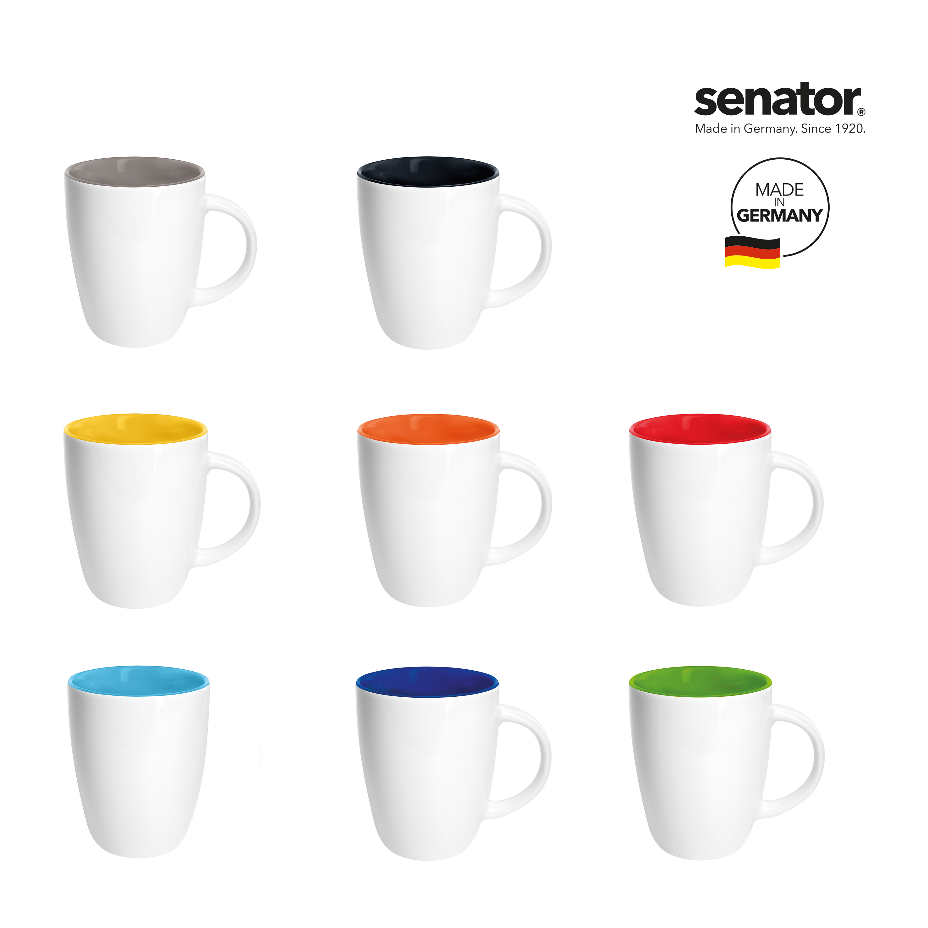 ELITE INSIDE SENATOR Kaffeetasse Orange inkl. 1C-Druck