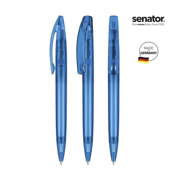 SENATOR Kugelschreiber BRIDGE Clear Pantone 2935 Hellblau