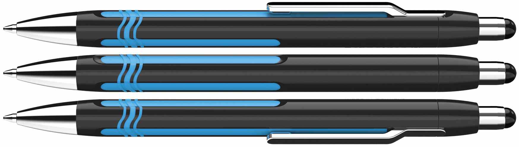 Epsilon - Schneider Kugelschreiber schwarz-cyan