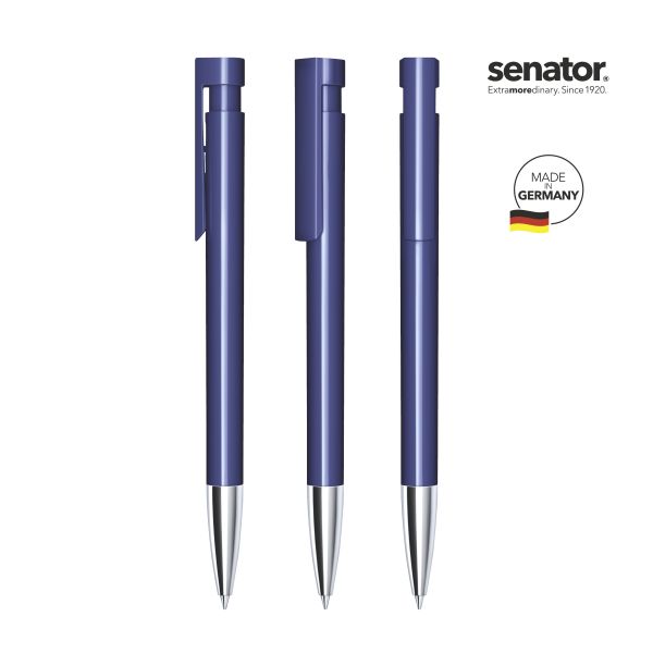 2986_Liberty_polished_MTT_2757_5_P_SENATOR_Kugelschreiber SENATOR Kugelschreiber LIBERTY Polished MTT 2986 Pantone 2757 Blau