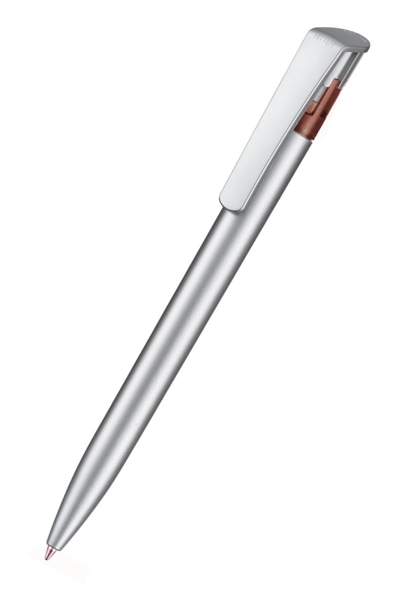 Ritter Pen Kugelschreiber All-Star Silver 50070 Mocca-Brown 0419