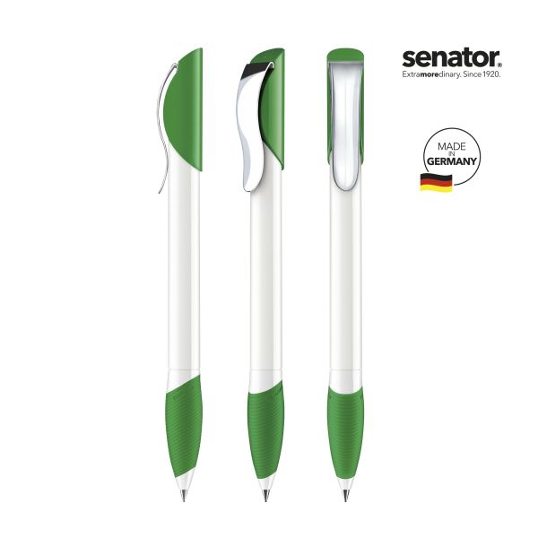 SENATOR Kugelschreiber HATTRIX Polished Basic SG MC 3201 Pantone 347 Grün