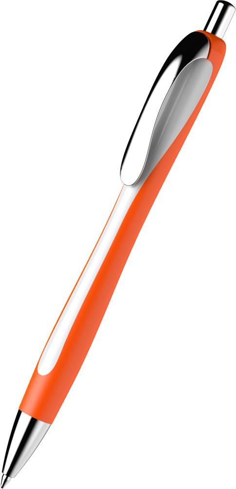 Slider Rave Schneider Kugelschreiber weiß orange