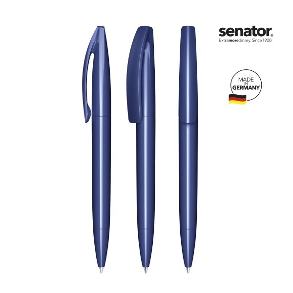 SENATOR Kugelschreiber BRIDGE Polished 3250 Pantone 2757 Blau