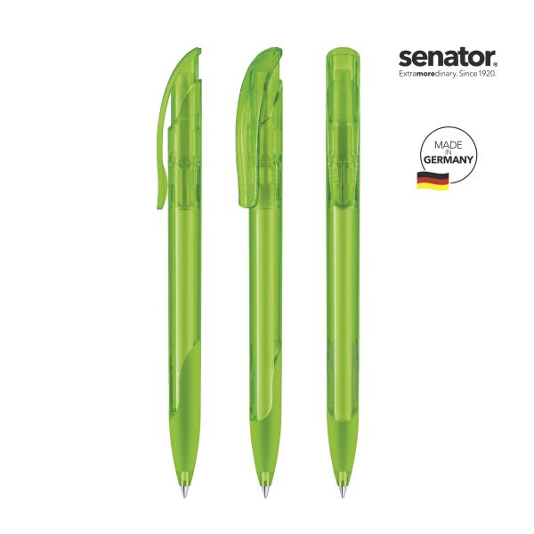 2597_Challenger_clear_SG_376_5_P_SENATOR_Kugelschreiber SENATOR Kugelschreiber CHALLENGER Clear SG 2597 Pantone 376 Grün