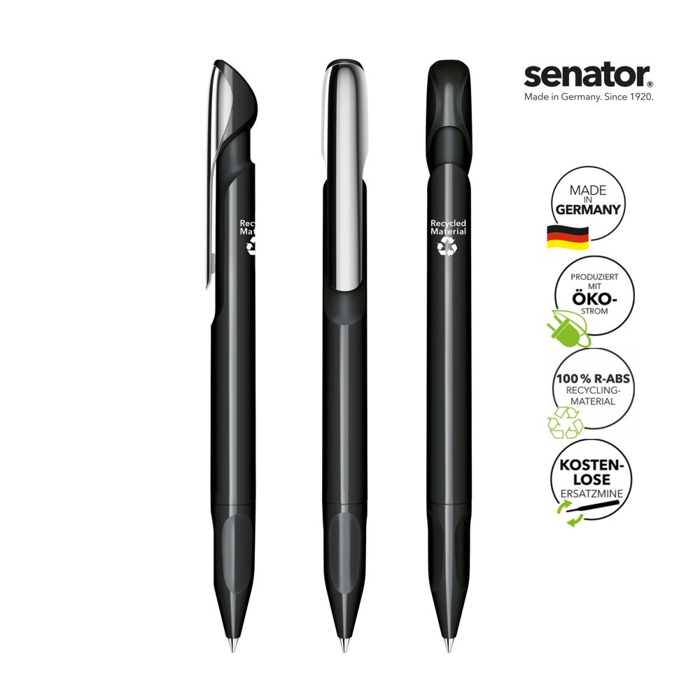 SENATOR Kugelschreiber EVOXX POLISHED RECYCLED MC 3277 - Schwarz