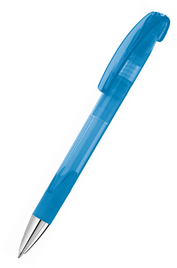 UMA Kugelschreiber LOOK grip transparent SI 0-0122 Hellblau