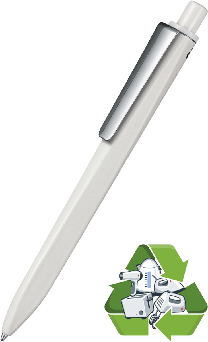 Ritter Pen Kugelschreiber Ridge Recycled Soft M 99803 grau + grau 1425