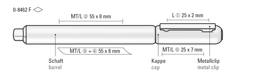 uma Füllfederhalter ARC F 0-8466 schwarz