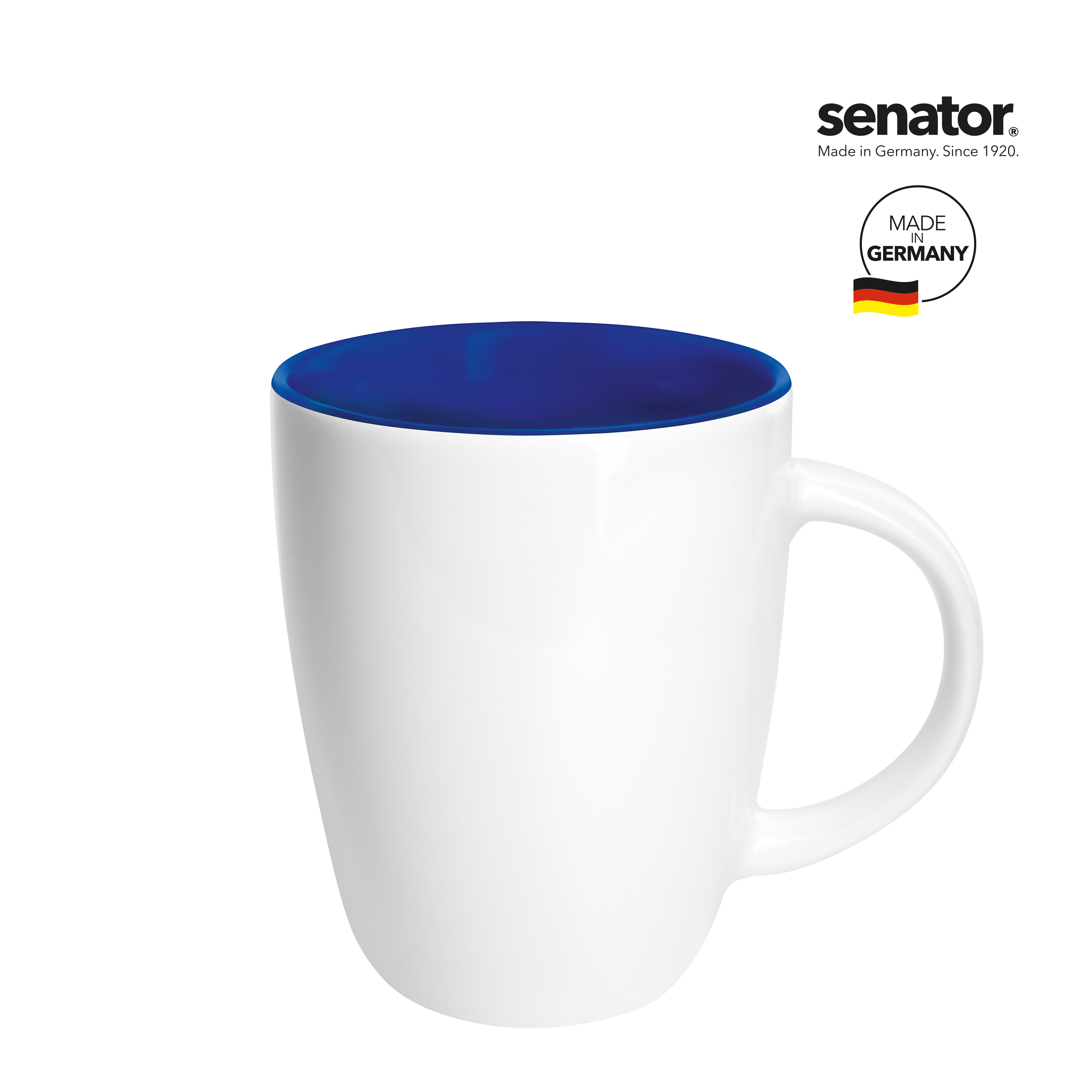 ELITE INSIDE SENATOR Kaffeetasse Blau inkl. 1C-Druck