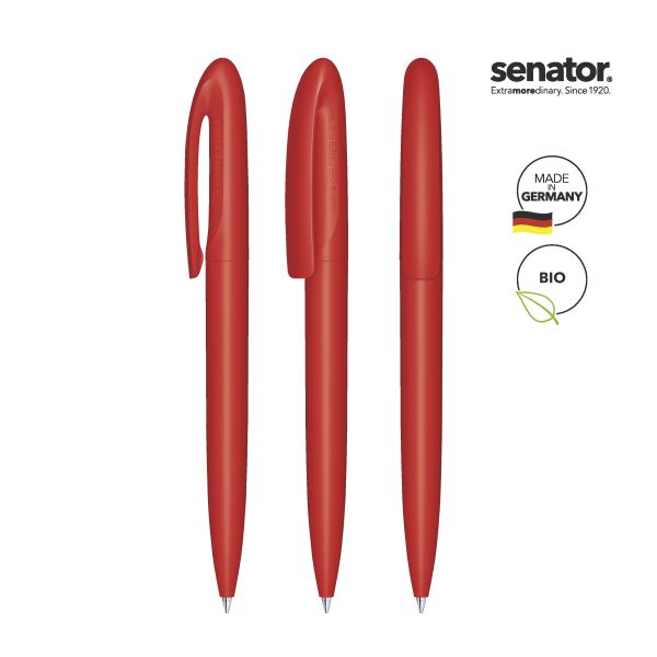 SENATOR Bio Kugelschreiber SKEYE 3290 matt Rot Pantone 485