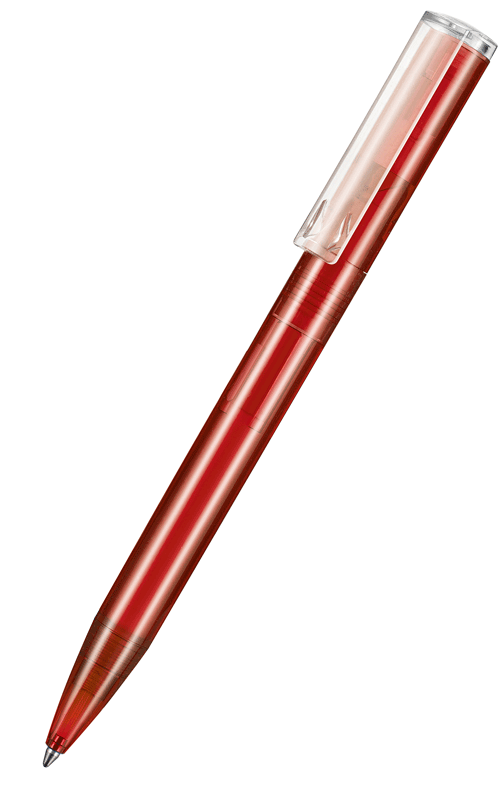 Ritter Pen Kugelschreiber Lift Transparent P 13810 Kirsch-Rot 3634