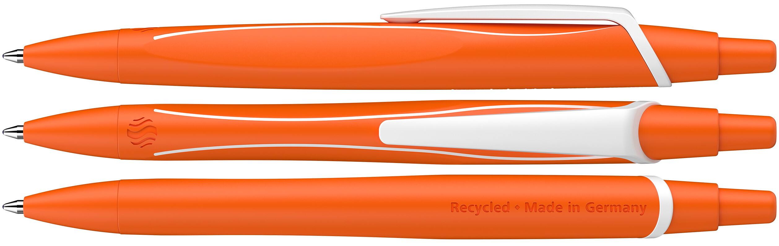 Reco Neon Schneider Kugelschreiber orange-weiss