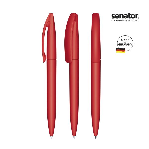 SENATOR Kugelschreiber BRIDGE Softtouch 3257 Pantone 186 Rot