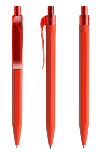QS50 prodir Kugelschreiber PRT Curved-Clip R20 red