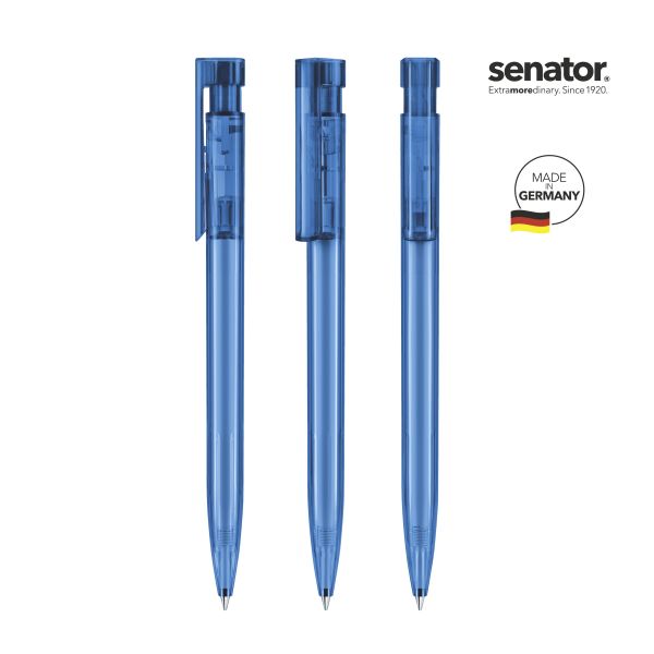 SENATOR Kugelschreiber LIBERTY Clear 2983 Pantone 2935 Blau