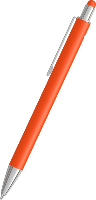 UMA Metall Kugelschreiber Touchpen GROOVE RECY TO 0-9530 orange 