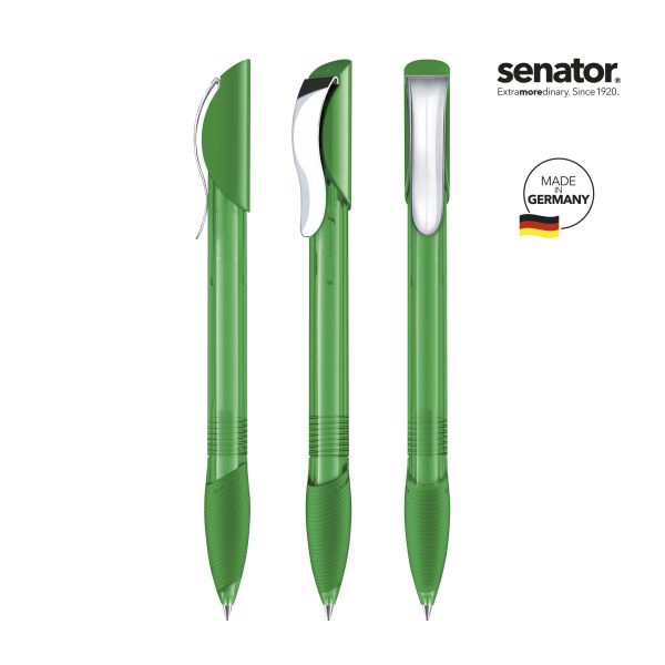 SENATOR Kugelschreiber HATTRIX Clear SG MC 2419 Pantone 347 Grün