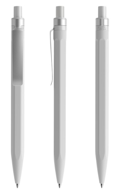QS50 prodir Kugelschreiber PRS Metall-Clip R77 concrete grey