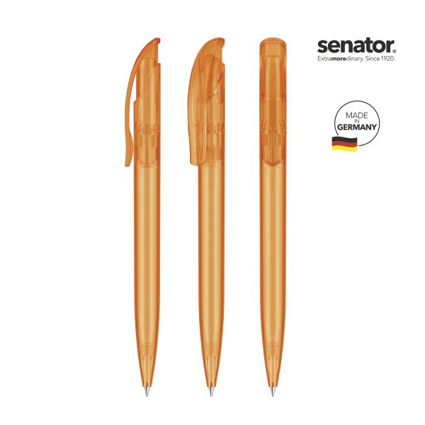 SENATOR Kugelschreiber CHALLENGER Frosted 2418 Pantone 151 Orange